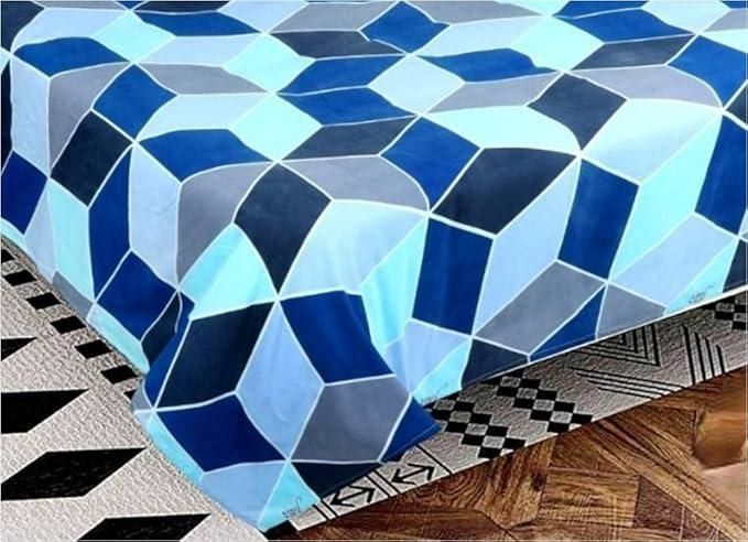 1 Double Bedsheet with 2 Pillow Covers