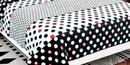 1 Double Bedsheet with 2 Pillow Covers