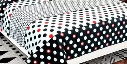 1 Double Bedsheet with 2 Pillow Covers